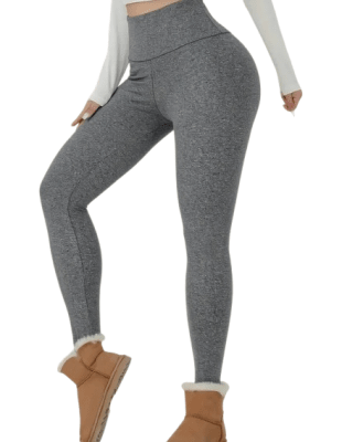 Calza Confección Nacional Color Melange Jaspeado Para Mujer - Pack 1 Unidad