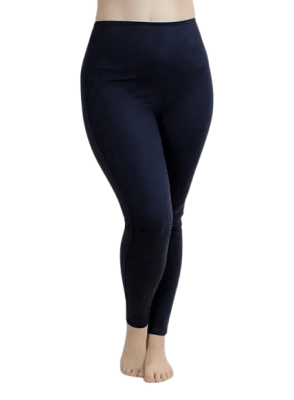 Calza algodón pitillo tiro alto azul marino para mujer - Pack 1 unidades1