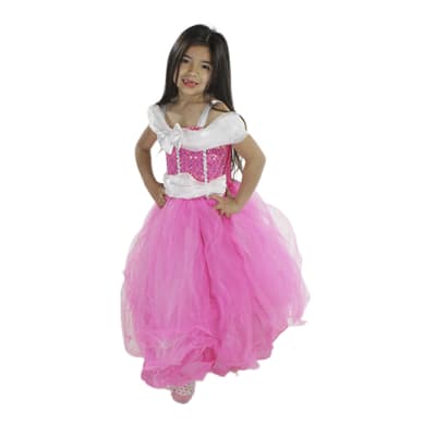 Disfraz infantil Halloween princesa bella durmiente para niñas - Pack 1 unidad