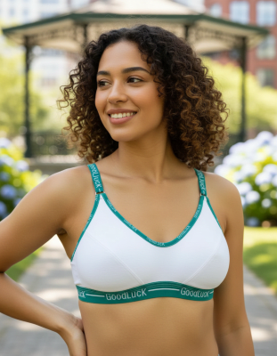 Peto juvenil de algodón Good Luck 2 broches para niñas - Pack 3 unidades