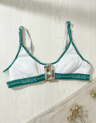 Peto juvenil de algodón diseño Good Luck surtidos para niñas - Pack 12 unidades1