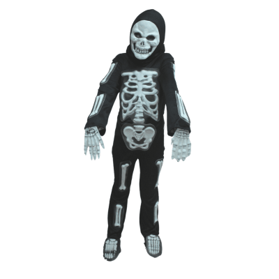 Disfraz y mascara de Halloween calaveras esqueleto para niño/as  - Pack 1 unidad