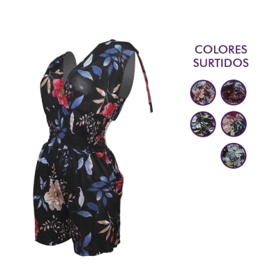 ENTERITO CORTO PARA MUJER TIRA AJUSTABLE PACK 6 UNIDADES