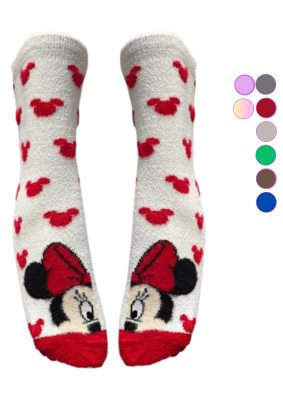 Calcetas lana media caña con diseños surtidos para mujer - Pack 12 unidades1