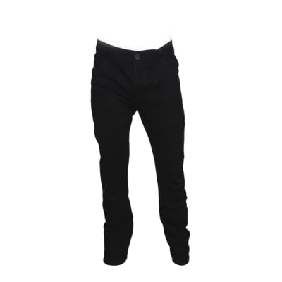 Pantalón de jeans horse color negro liso para hombre - Pack 1 unidad1