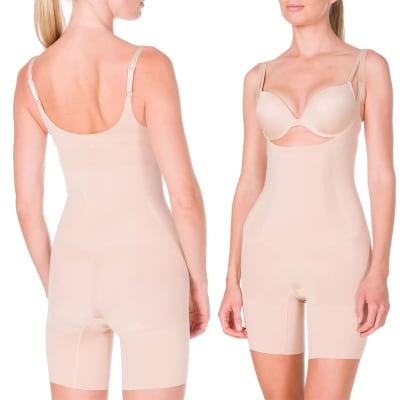 Modelador Faja Premium Con Pierna tono Beige Para Mujer - Pack 1 Unidad