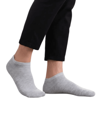 Calcetas tobilleras algodón color liso surtidos para hombres - Pack 12 unidades