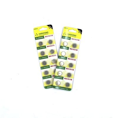 Pila alcalina de botón modelo Ag10/L1131 para reloj despertador, calculadora, juguetes - Pack 2 cartones