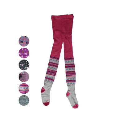 Pantys Juvenil En Colores Y Diseños Surtidos Para Niñas - Pack 4 unidades1