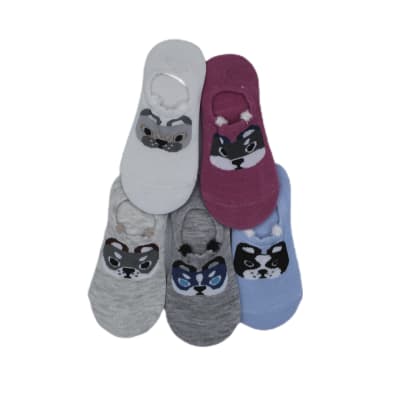 Panchitas de algodón diseños carita de animalitos para niñas - Pack 12 unidades