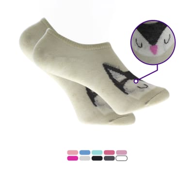 CALCETA TIPO PANCHITA JUVENIL ALGODÓN PACK DE 6 UNIDADES1