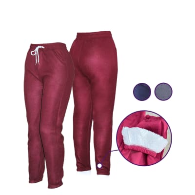 Pantalón chiporro en color negro tipo jogger para mujer - Pack 6 Unidades