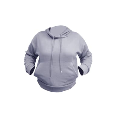 Polerón Crop top Con Capucha en color liso Para Mujer - Pack 3 Unidades1