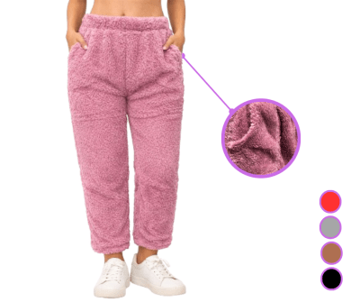 Pantalón de chiporro con bolsillos en colores surtidos para mujer - Pack 6 unidades1