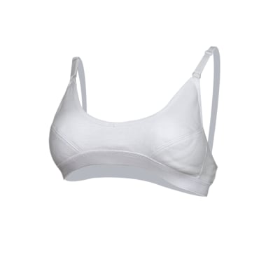 Peto juvenil algodón en color blanco liso - Pack 12 unidades1