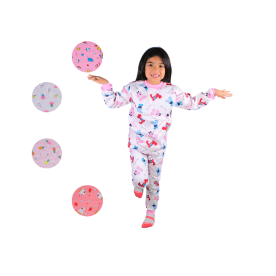 Pijama 2 Piezas En Diseños Surtidos Para Niña - Pack 10 Unidades1