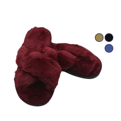 Pantuflas Diseños De Correa Cruzada Para Mujer -  Pack 6 Unidades