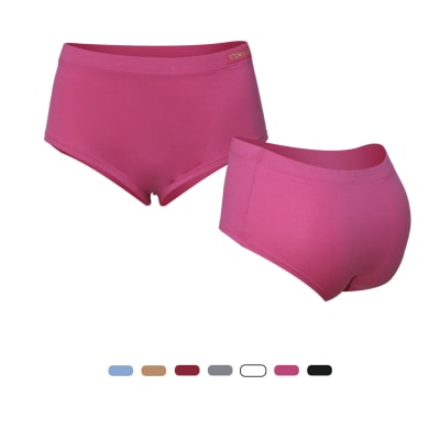 Pantaletas Algodón Peruano De Pretina Angosta Para Mujer - Pack 4 Unidades1