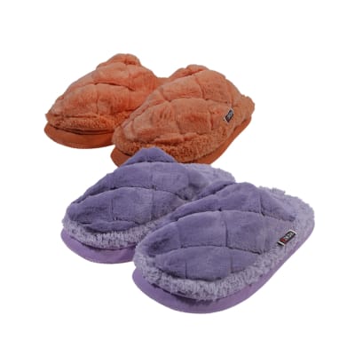 Pantufla Rombo Con Suela De Pvc Para Mujer - Pack 6 Unidades1