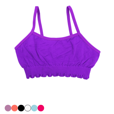 Peto de microfibra sin relleno borde ajustable para niñas - Pack 12 unidades1