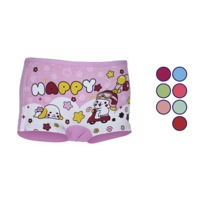 PANTALETA PARA NIÑA DISEÑO DE PERRITO Y ESTRELLAS PACK 3 UNIDADES