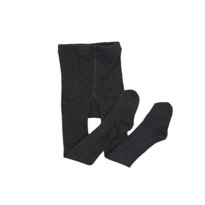 Panty de algodón y Antibacterial en color plomo para niñas - pack 6 unidades