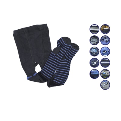 Pantys algodón con diseños autos y veleros para niños - Pack 12 unidades