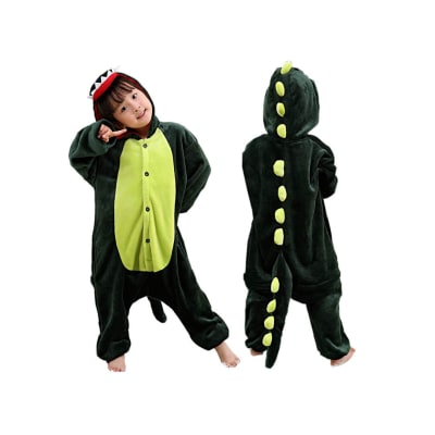 Pijama enterito de polar diseño Cocodrilo para niñ@s - Pack 1 unidad1