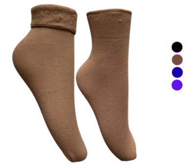 Calcetas segunda piel acanalada color surtido para mujer - Pack 12 unidades