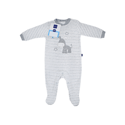Pijama Manga Larga Con Estampado Para Recién Nacido - Pack 1 Unidad