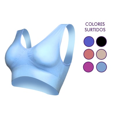 PETO DEPORTIVO PARA MUJER CON RELLENO PACK 12 UNIDADES1