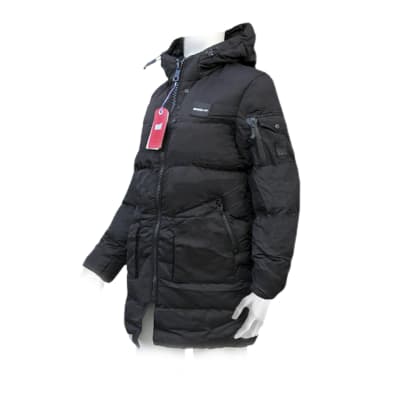 Parka impermeable en color negro lisos para mujer  - Pack 1 Unidad1