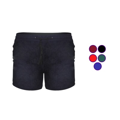 Short tela viscosa con bolsillos y ajustable colores lisos para mujer - Pack 12 unidades1