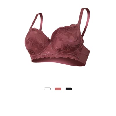 Sostén caila copa B de encaje poco relleno para mujer - Pack 2 unidades1