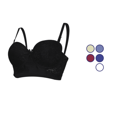 SOSTÉN COPA C PARA MUJER DISEÑO DE FLOR Y ENCAJE  PACK 12 UNIDADES