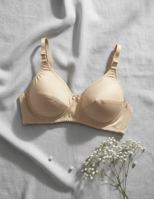 Sostén maternal copa B con lazo en centro y colores surtidos - Pack 12 unidades1