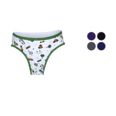 Zunga de algodón diseños de autos surtido para niños - Pack 12 unidades1