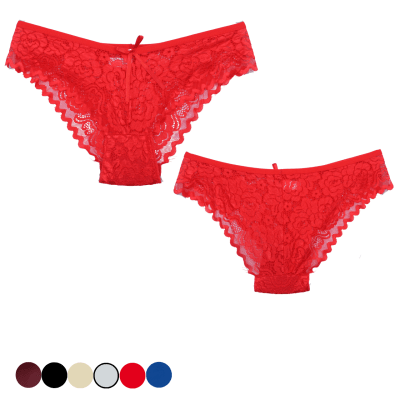 Tanga Bikini Con Lazo Y En Colores Surtidos Para Mujer - Pack 12 Unidades