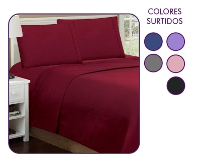 COBERTORES QUILT DE 2.5 PLAZAS EN COLOR LISO PACK 1 UNIDAD1