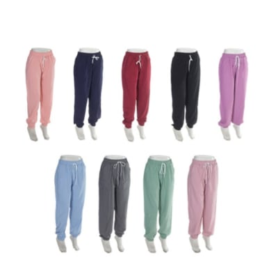 PANTALÓN DEPORTIVO DE MUJER CON PUÑOS Y BOLSILLOS PACK 3 UNIDADES1