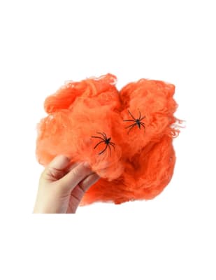 Telaraña artificial súper elástica para decoración de Halloween - Pack 1 unidad1