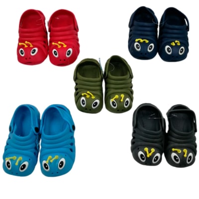 S312N0115     SANDALIAS CHALAS TIPO BAMERS CROCS NIÑO ABISPA TALLA 24-29 COLORES SURTIDOS 3120   X12