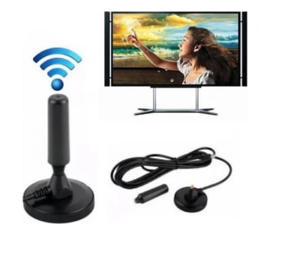 Antena Hd Tv digital abierta de Interior con imán - Pack 1 unidad