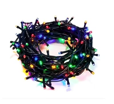 Luces multicolor para árbol de navidad  de 300 led - Pack 1 caja1