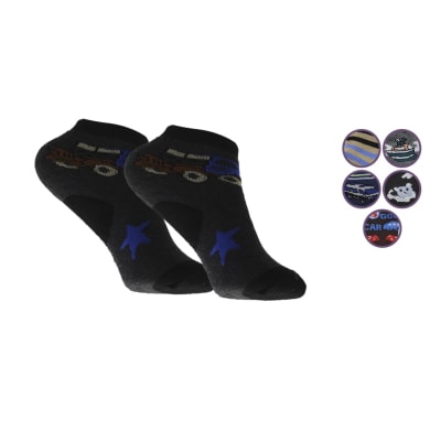 Calcetas tobillera de algodón diseños surtidos para niños - Pack 12 unidades1