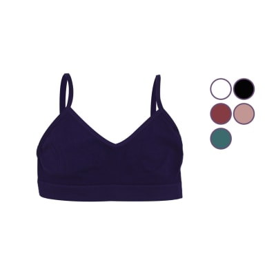 Peto sin relleno de microfibra en colores lisos para niñas - Pack 3 unidades