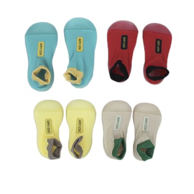 Zapatillas tipo calcetas con suelo goma unisex para nin@s - Pack 12 unidades