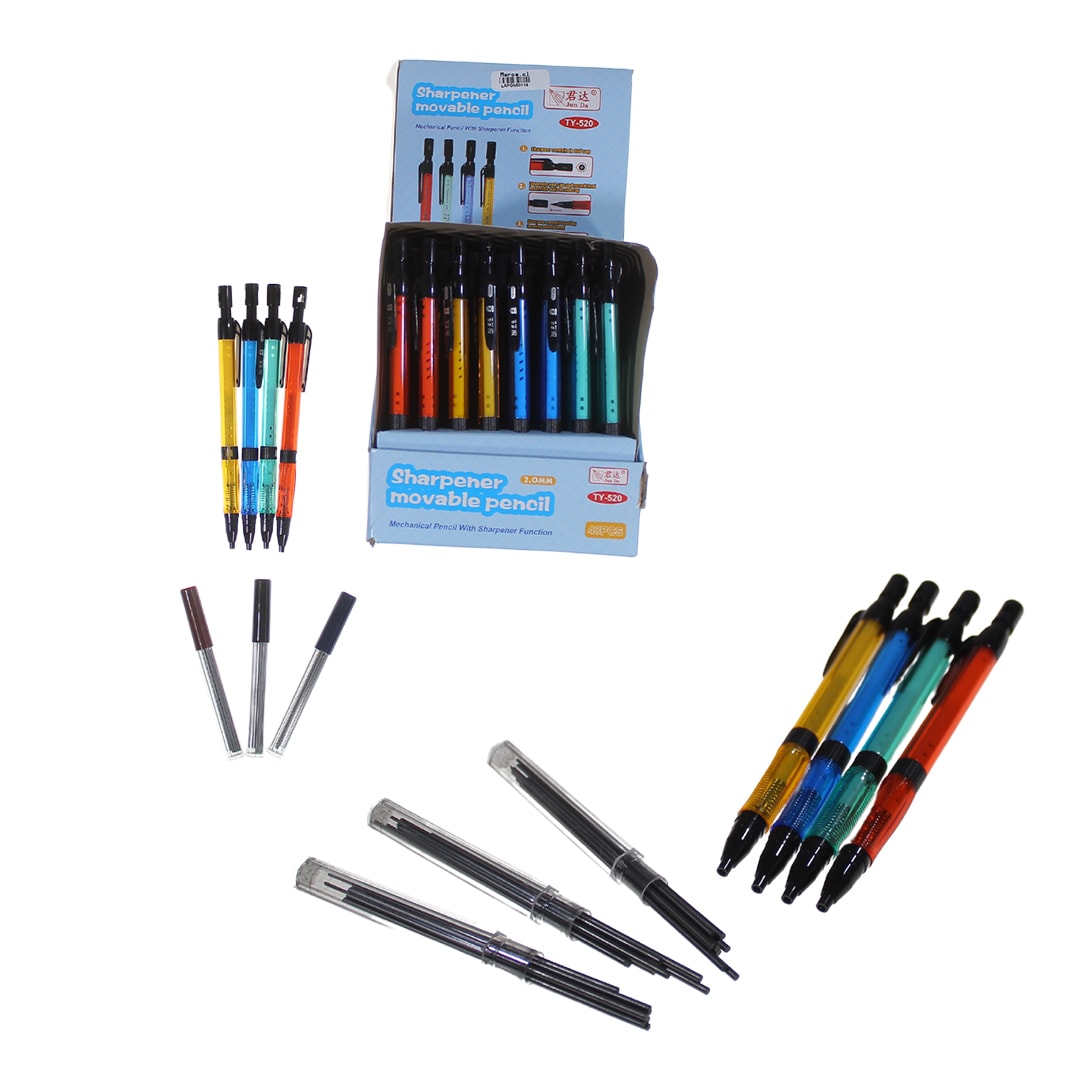 Set Lápiz Portaminas 0,5 O 0,7mm + Repuestos + Goma | Cuotas Sin Interés