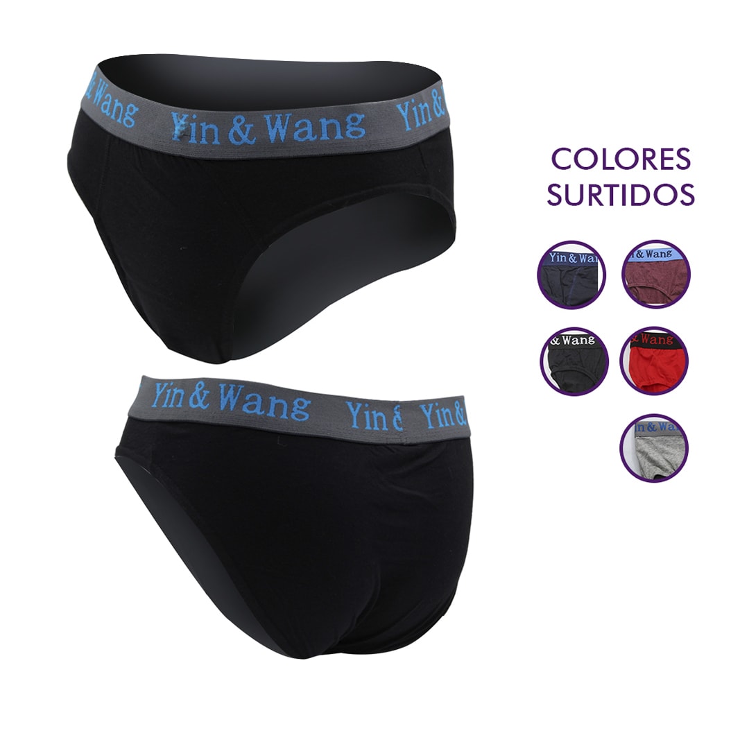 Slip Caballero Algodón Joma Pack 2 A Precio Barato Color Blanco Talla XL