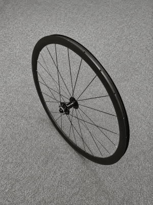 Rueda delantera de aluminio perfil 30